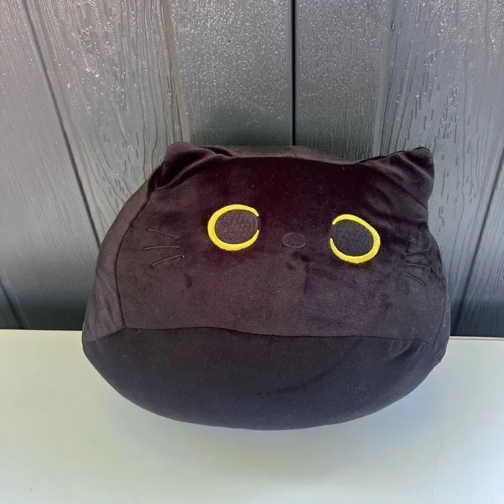 Black Cat Plush Toy Black Cat Plush Pillow Toy 11”